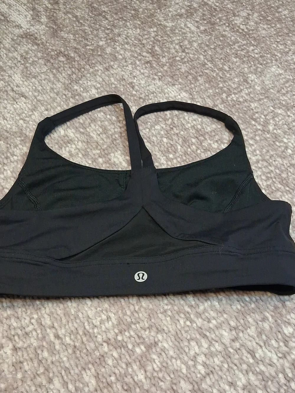 lululemon athletica Black Strappy Sports Bra